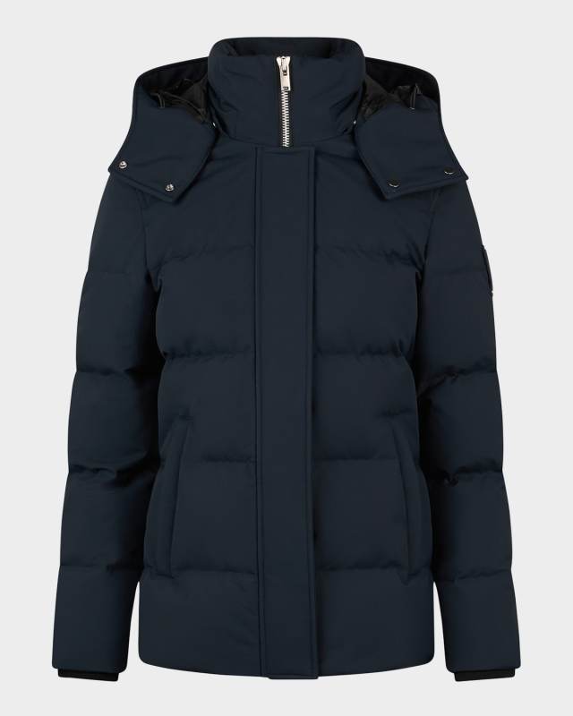 Cloud 3Q Down Puffer Jacket with Removable Hoo